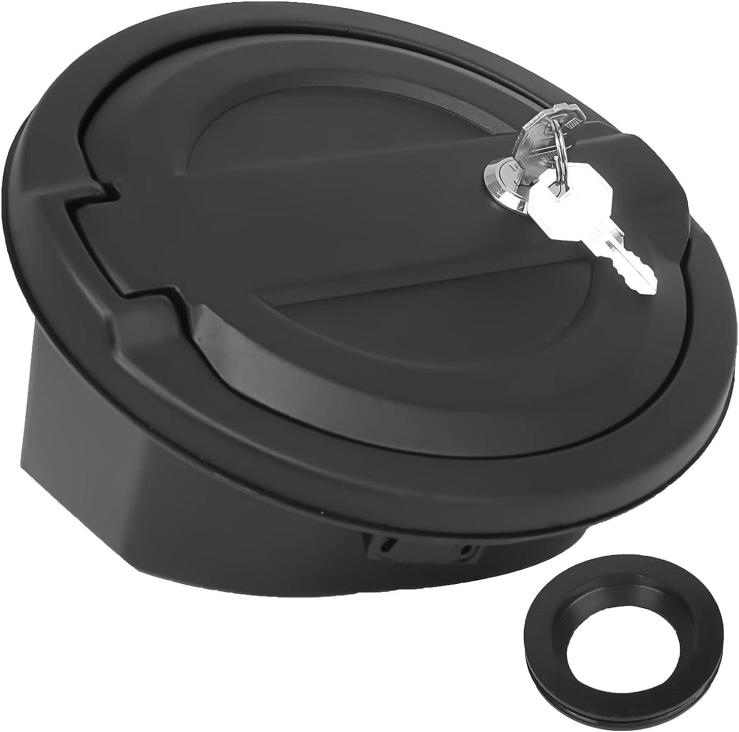 luminum Alloy Gas Cap Tank Fuel Filler Door Cover for 2018-2022 Jeep Wrangler JL