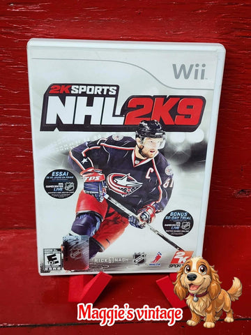 NHL 2K9 (Nintendo Wii, 2008) NO MANUAL DISC LIKE NEW