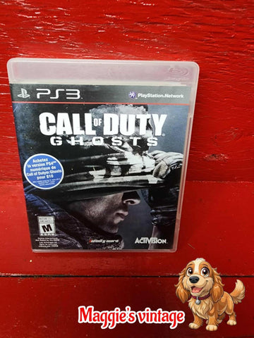 Call of Duty: Ghosts SPS3 2013 French Version *CIB DISC LIKE NEW *
