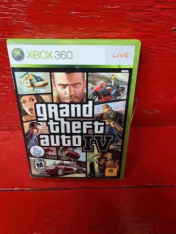 Grand Theft auto IV Microsoft Xbox 360 CIB MAP MANUAL *DISC LIKE NEW!