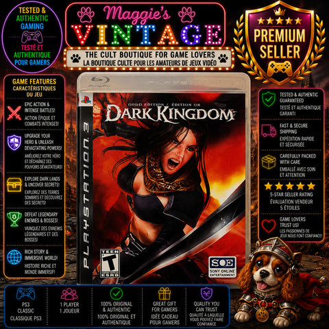 Untold Legends Dark Kingdom - Sony PlayStation 3 Complete CIB DISC LIKE NEW