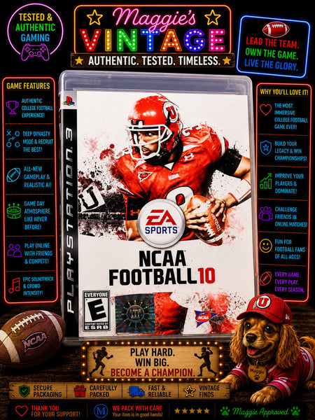 NCAA Football 2010 PlayStation 3 PS3 Complete CIB DISC LIKE NEW