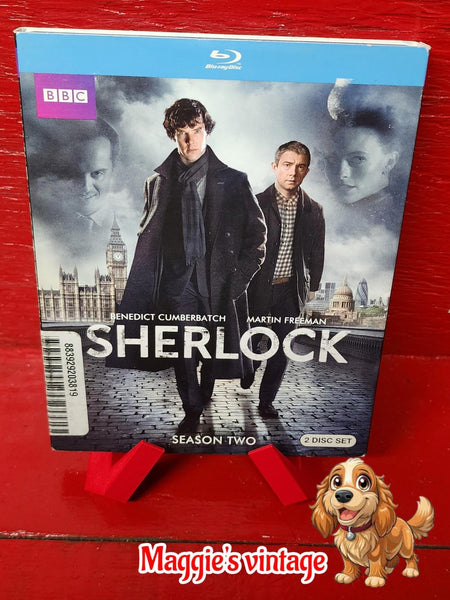 Sherlock - Season 2 (Blu-ray, , 2-Disc ) w/ Slipcover *BILINGUE DISC LIKE NEW