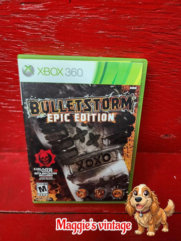 Bulletstorm -- Epic Edition (Microsoft Xbox 360, 2011) CIB *DISC LIKE NEW*