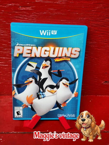 The Penguins of Madagascar, Nintendo Wii U, 2014) *CIB DISC LIKE NEW*