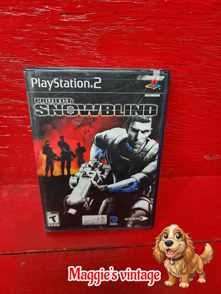 Project Snowblind (Sony PlayStation 2 PS2, 2005) *CIB DISC LIKE NEW*