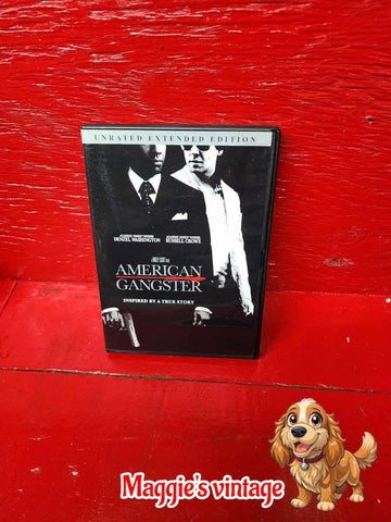American Gangster,Unrated Extended Edition. DVD *BILINGUE DISC LIKE NEW*