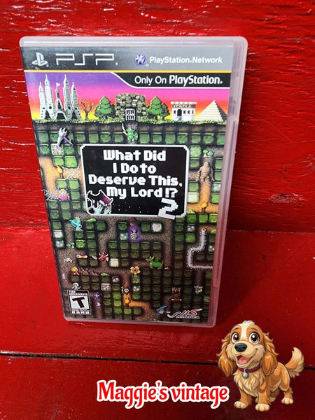 What Did I Do to Deserve This, My Lord! 2 - PlayStation Portable CIB RARE!!!!