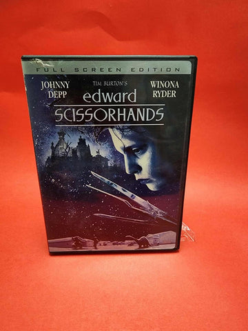 (D-78) Edward Scissorhands. Johnny Depp. DVD  *bilingue like new*