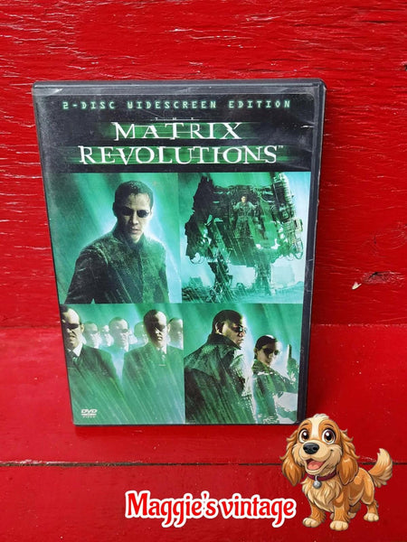 The Matrix Revolutions (DVD, 2004, 2-Disc Set)  *BILINGUE DISC LIKE NEW*