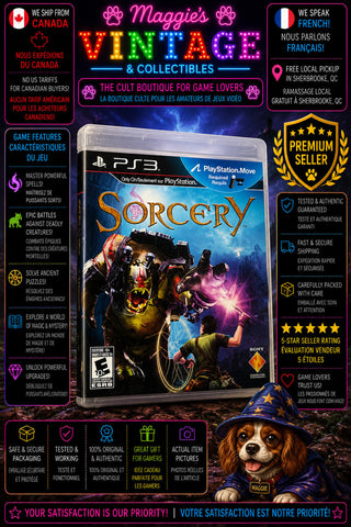 Sorcery Sony PlayStation 3 PS3 CIB Complete DISC LIKE NEW