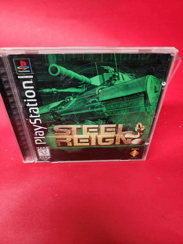 Steel Reign (Sony PlayStation 1, 1997) CIB  *cd are like new*