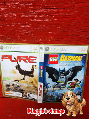LEGO Batman / Pure (Microsoft Xbox 360) *CIB DISC LIKE NEW*