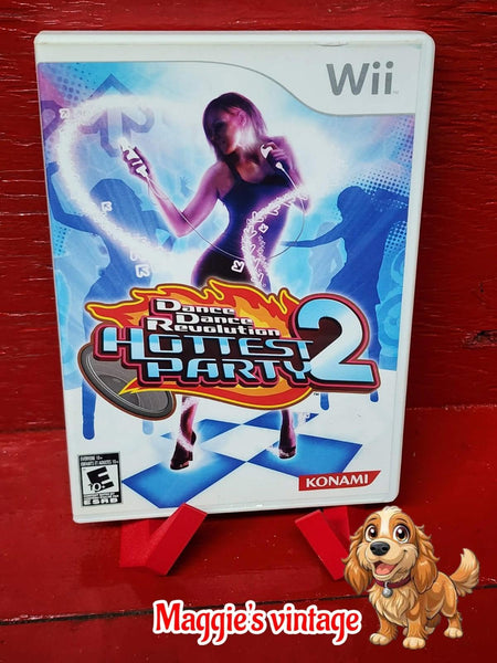 Dance Dance Revolution Hottest Party 2 - Wii  *CIB COMPLETE DISC LIKE NEW*