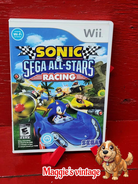 Sonic & SEGA All-Stars Racing -  (Nintendo Wii *CIB COMPLETE DISC LIKE NEW*