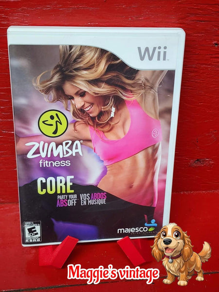 Zumba Fitness: Core - NINTENDO Wii - *CIB COMPLETE DISC LIKE NEW*