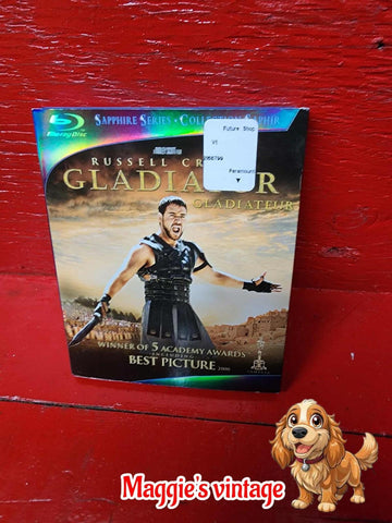 GLADIATOR 2-Disc Sapphire Series Blu-ray + SLIPCOVER *BILINGUE DISC LIKE NEW*