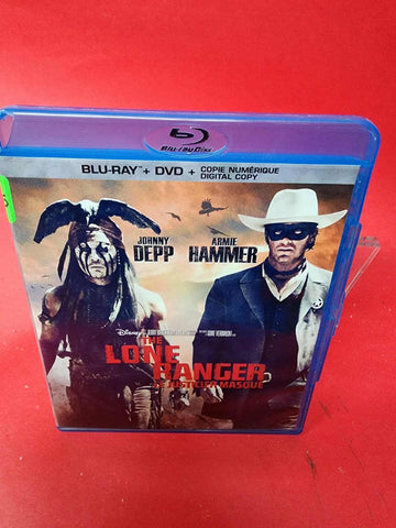 The Lone Ranger (Blu-ray 2013 Canadian) *BILINGUE DISC LIKE NEW*