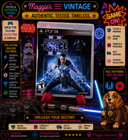 Star Wars The Force Unleashed II 2 PS3 PLAYSTATION 3 CIB DISC LIKE NEW