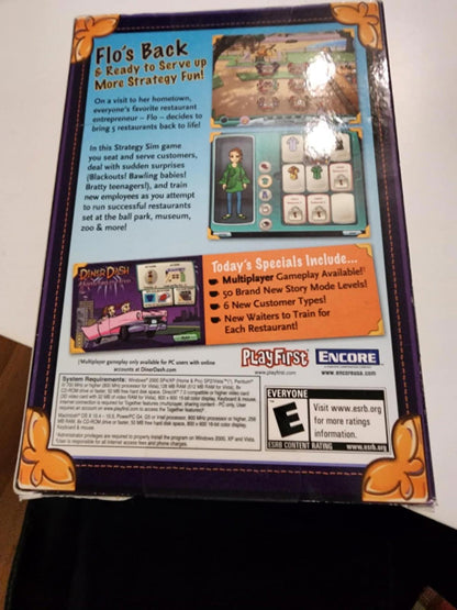 Diner Dash: Hometown Hero (PC/Mac, 2008) New Sealed