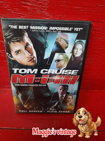 Mission : Impossible 3 - DVD bilingual - Tom Cruise  * BILINGUE DISC LIKE NEW*