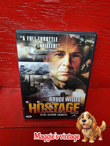 Hostage/ OTAGES (DVD, 2005) Bruce Willis *BILINGUE DISC LIKE NEW*