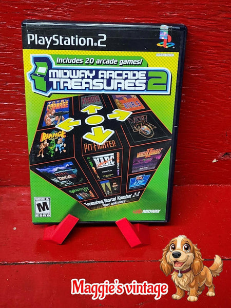 Midway Arcade Treasures 2 - Sony Playstation 2 -  *CIB DISC LIKE NEW*