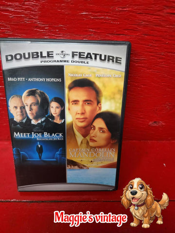 Meet Joe Black/Captain Corellis Mandolin (DVD, 2008) *BILINGUE DISC LIKE NEW*