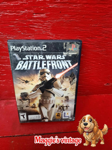 Star Wars: Battlefront (Sony PlayStation 2, 2004) PS2 NO MANUAL DISC LIKE NEW