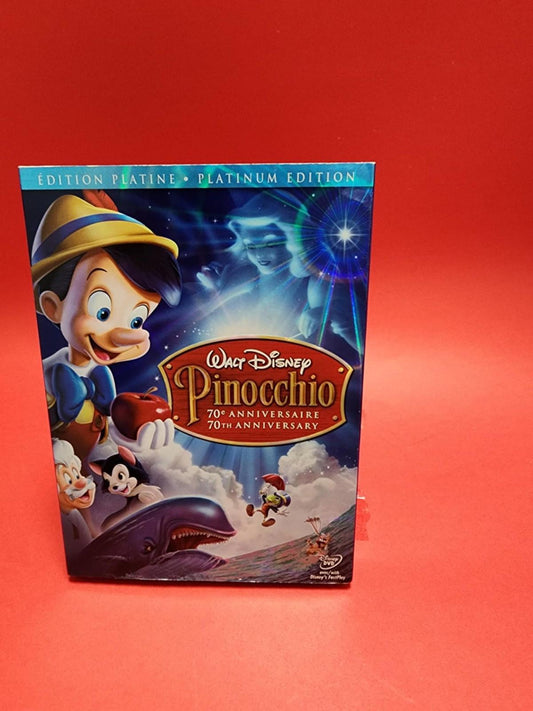 Pinocchio - 70th Anniversary Platinum Edition  (bilingue / like new!)