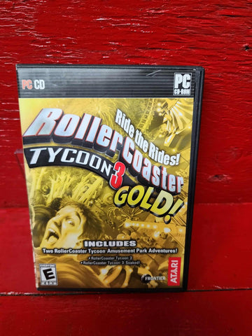 RollerCoaster Tycoon 3: Gold (PC, 2005) * DISC LIKE NEW*