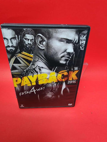 WWE Payback 2015 DVD - Fatal 4 Way  *like new*