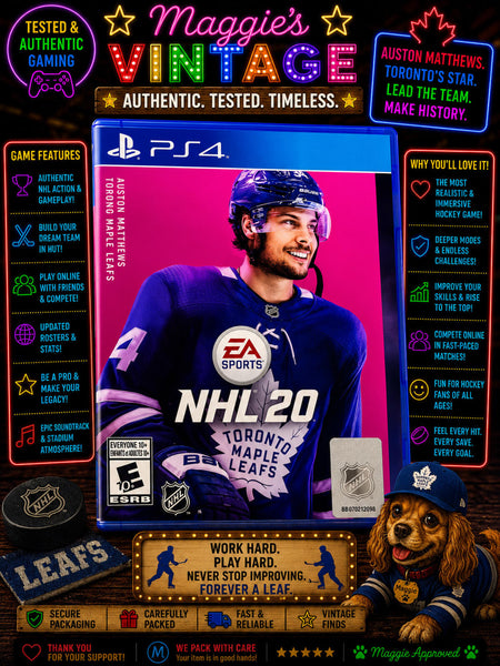 NHL 20 (Sony Playstation 4 PS4, 2019) CIB COMPLETE DISC LIKE NEW