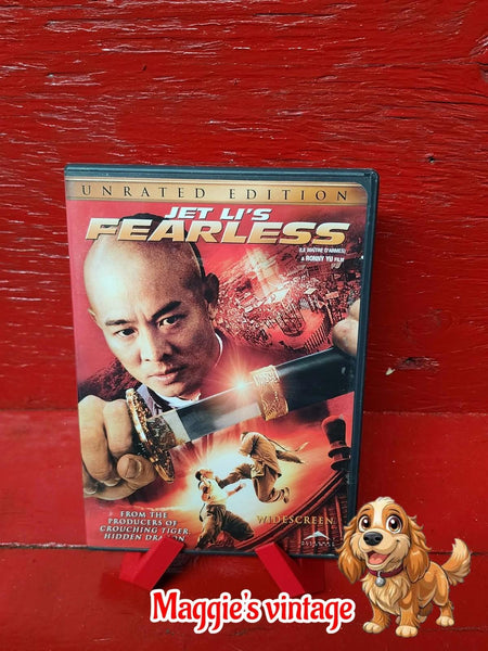 Jet Lis Fearless (DVD) *BILINGUE DISC LIKE NEW*