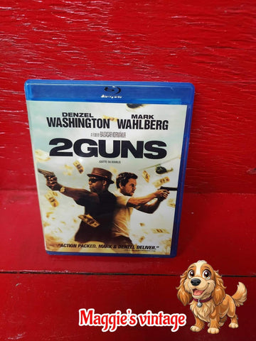 2013 - BLU-RAY  - 2 GUNS -  *BILINGUE DISC LIKE NEW*