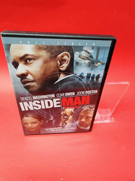 Inside Man (DVD, 2006, Full Frame) Bilingue ! *like new*