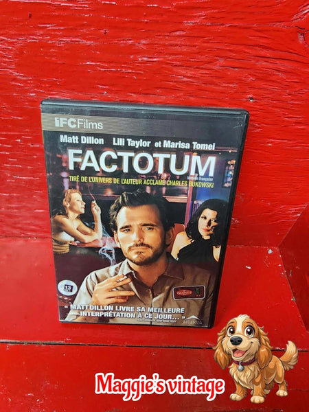 FACTOTUM DVD *BILINGUE DISC LIKE NEW*