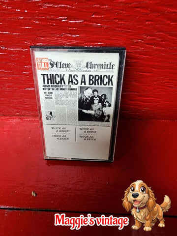 Jethro Tull Thick As A Brick Cassette TapE