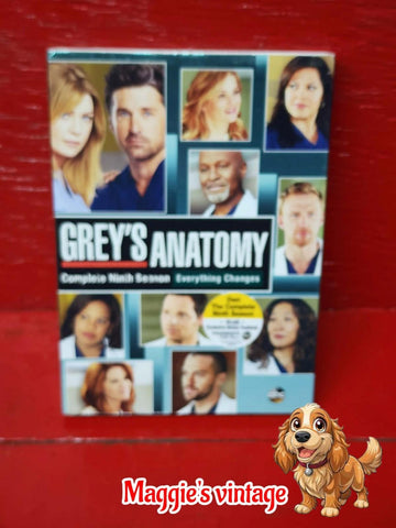 Grey's Anatomy: The Complete Ninth Season [DVD] *DISC LIKE NEW*