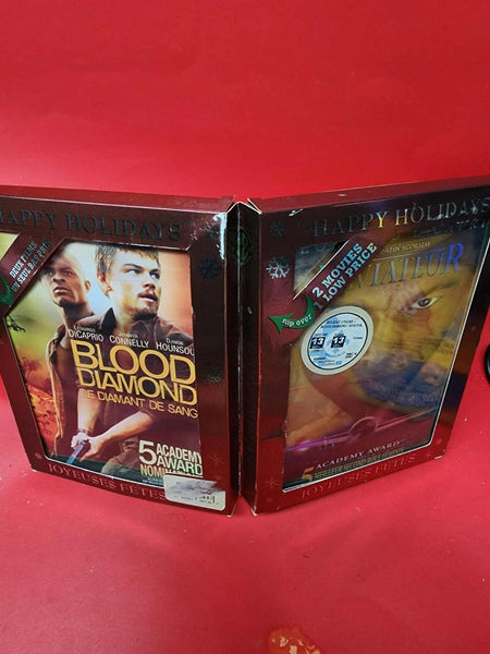 HAPPY HOLIDAY 2 MOVIES NEW! BL;OOD DIAMOND / AVIATEUR BILINGUE