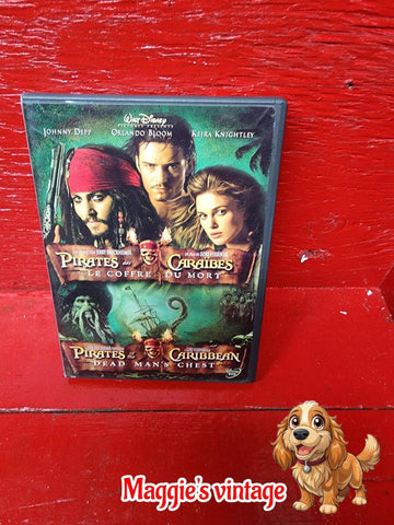 Pirates Of The Caraibes Dead Mans Chest Movie Dvd *BILINGUE DISC LIKE NEW*