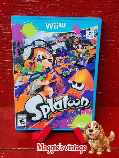 Splatoon - (Nintendo Wii U, 2015) NO MANUAL DISC LIKE NEW