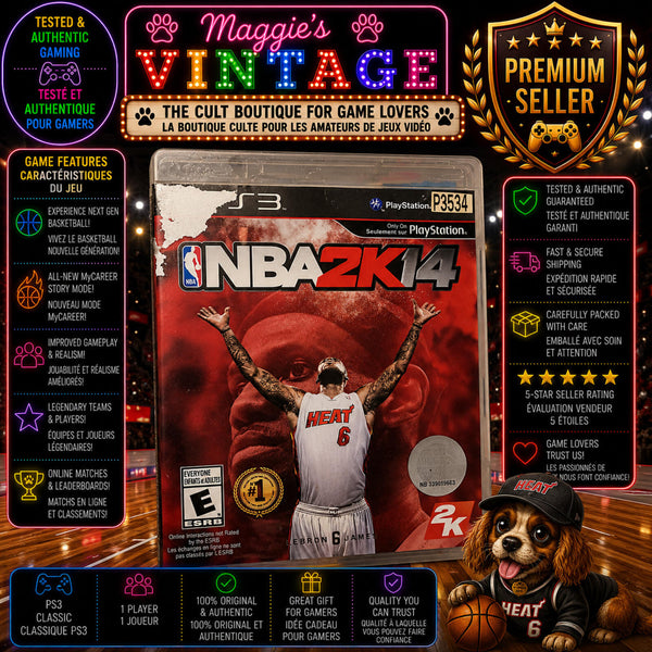 NBA 2K14 (Sony PlayStation 3, 2013) PS3 CIB DISC LIKE NEW