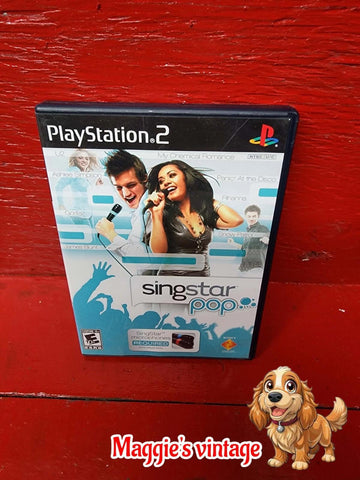 Singstar Pop PlayStation 2 PS2 CIB Complete  *DISC LIKE NEW*