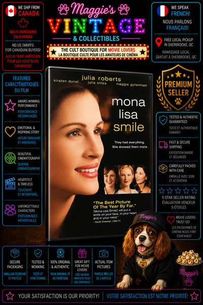 Mona Lisa Smile (DVD, 2006, Canadian, English/French) DISC LIKE NEW