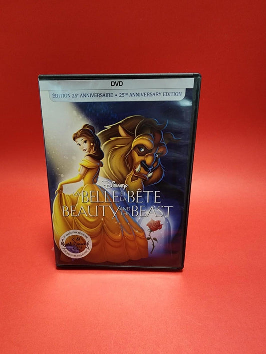 Beauty and the Beast dvd 25 anniversary edition  Bilingue like new!