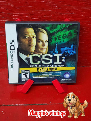CSI: Crime Scene Investigation - Deadly Intent, Nintendo DS  * TESTED CIB*