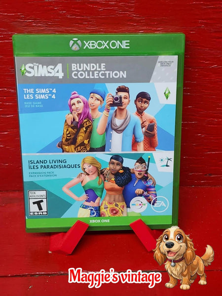 The Sims 4 Bundle Collection Sims 4 + Island Living Expansion XBOX ONE *LIKE NEW