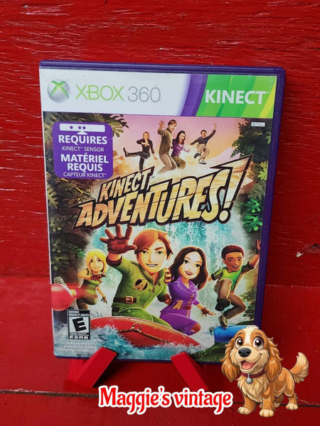 Kinect Adventures (Microsoft Xbox 360, 2010) CIB DISC LIKE NEW*