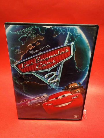 Disney Pixar Cars 2 (Les Bagnoles 2 ) - DVD Movie *BILINGUE DISC LIKE NEW*